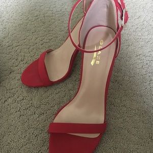 Glaze red heels